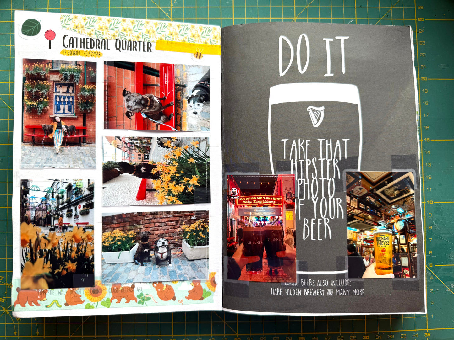 Northern Ireland Bucket List Book | NI Adventure Scrapbook