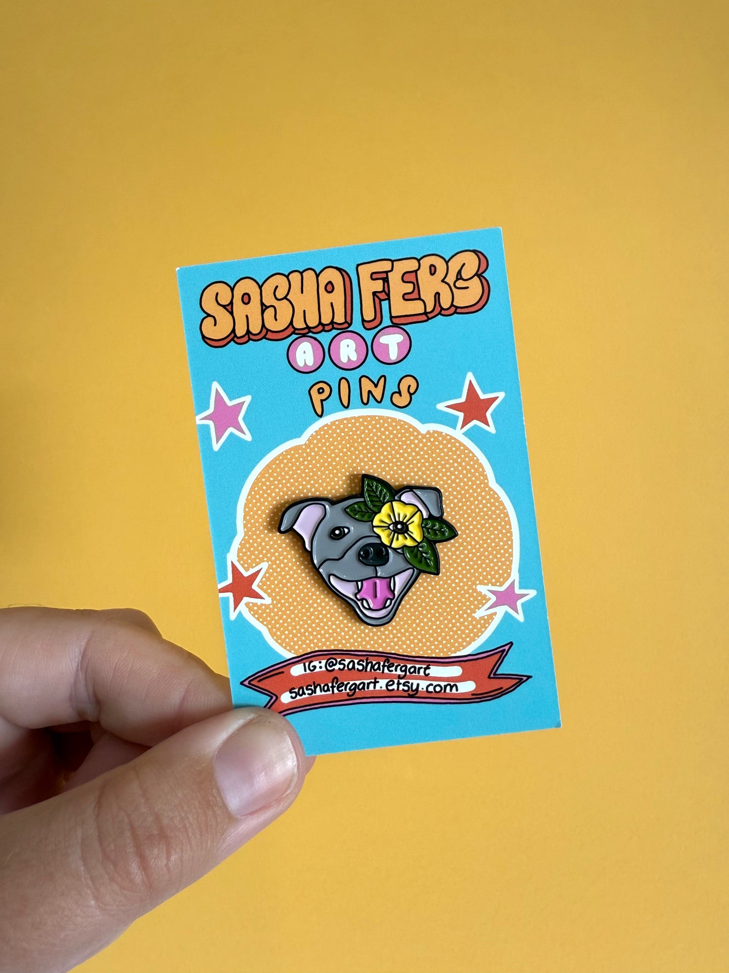 Staffordshire Bull Terrier Pin | Staffy Pin