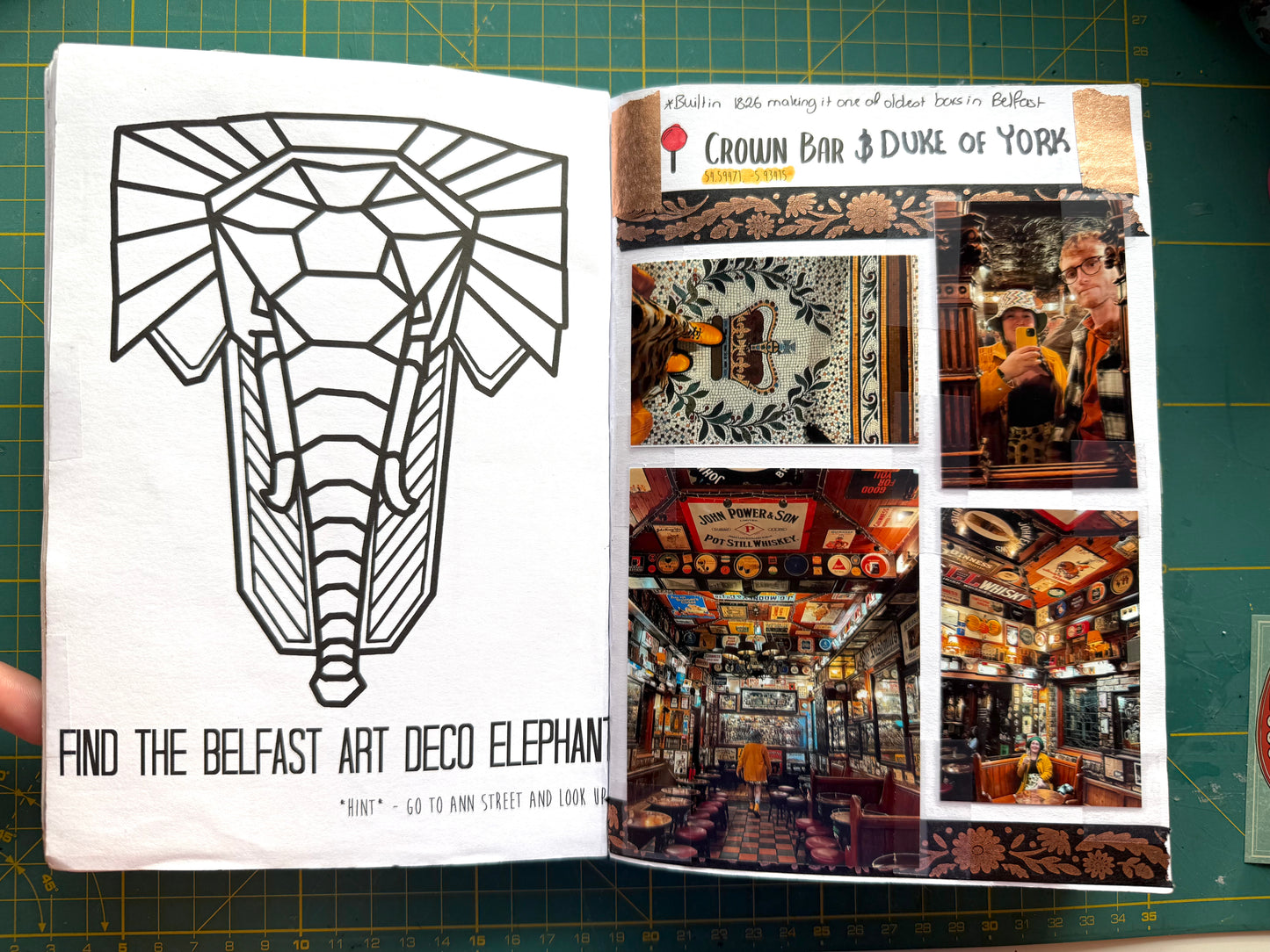 Northern Ireland Bucket List Book | NI Adventure Scrapbook
