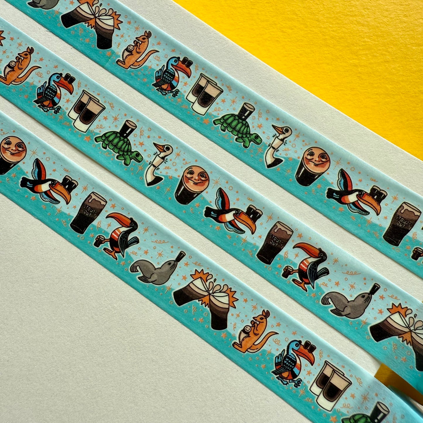 Stout Beer Washi Tape