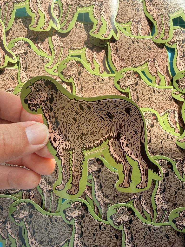 Irish Wolf Hound Sticker