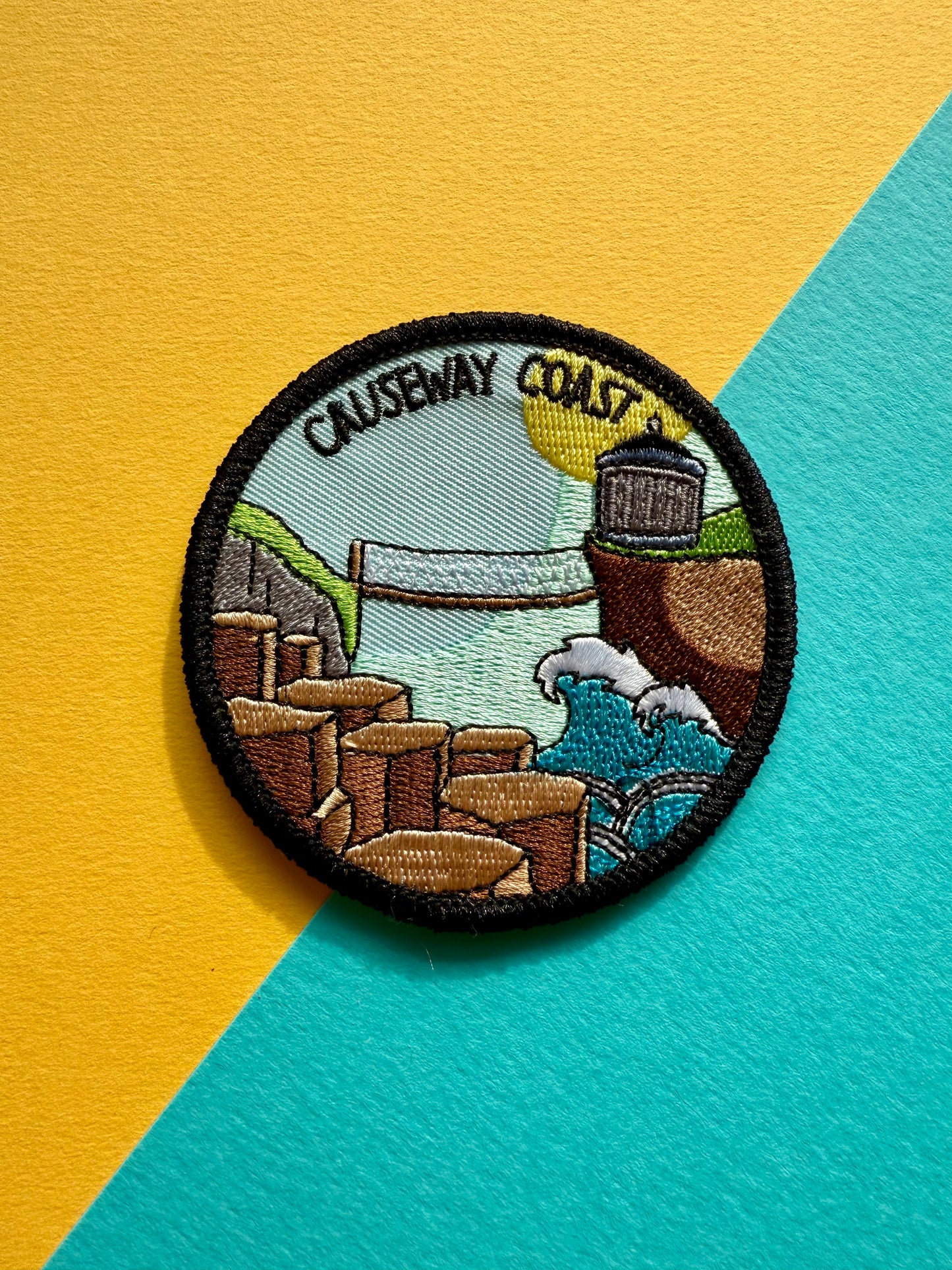 Causeway Coast Embroidery Patch