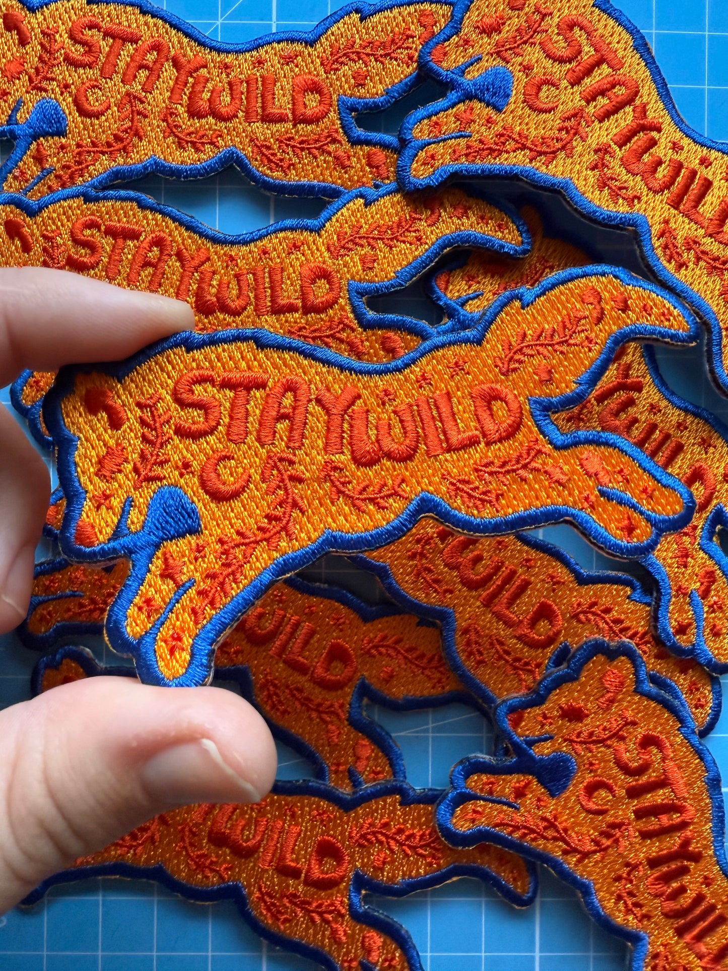 Stay Wild Wolf Patch
