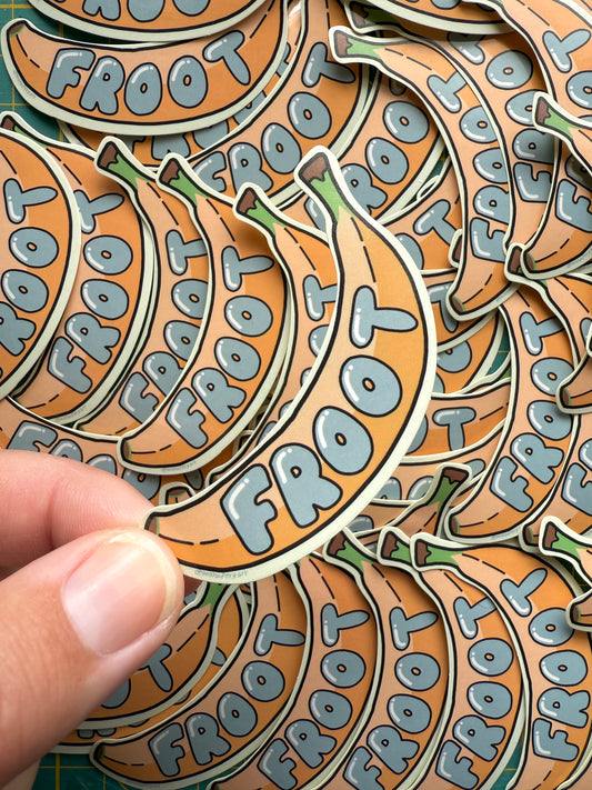 Banana Froot Sticker