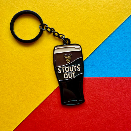 Stouts Out | Irish Beer Keyring