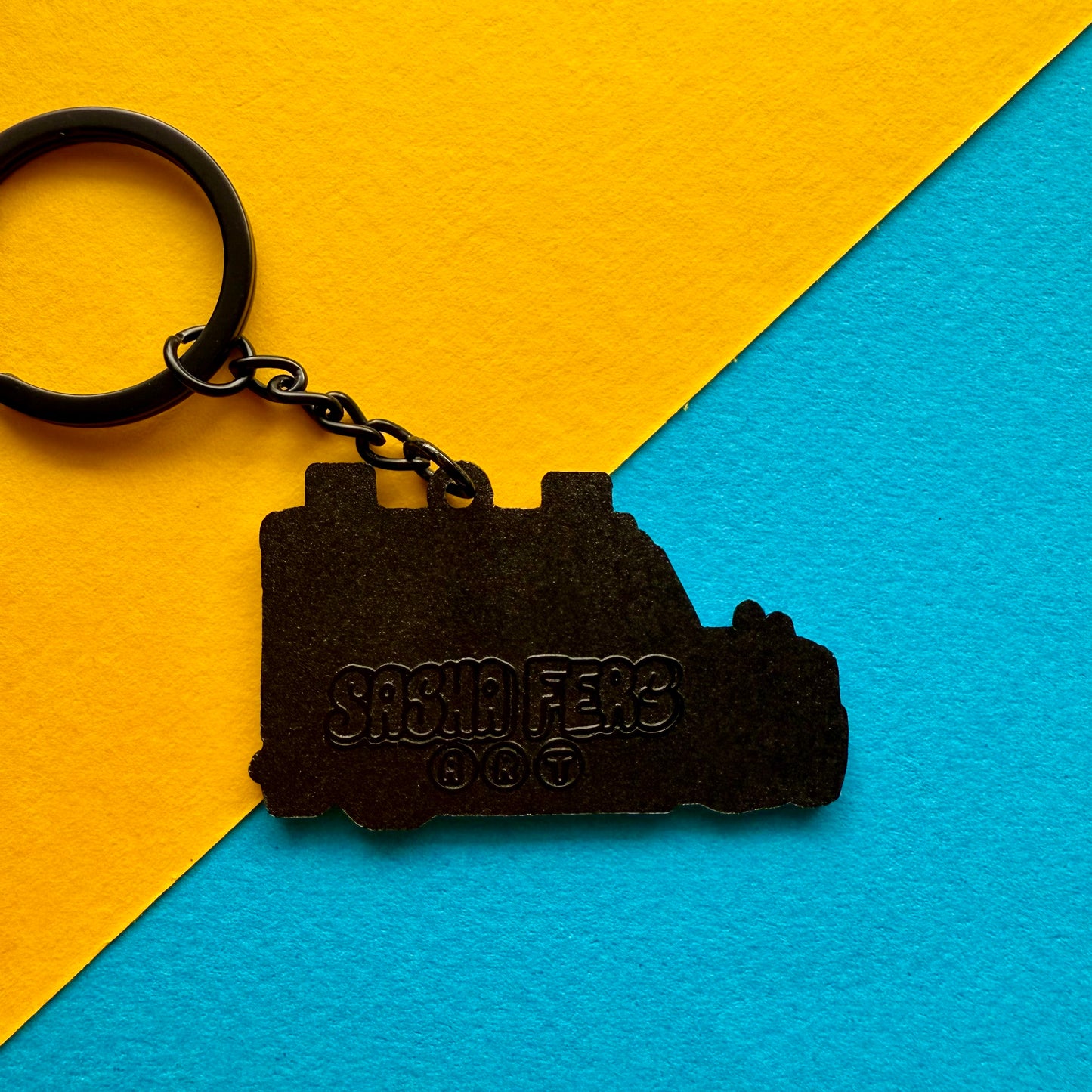 Suckin' Diesel Police Van Keyring |PSNI, Northern Ireland, Meatwaggon