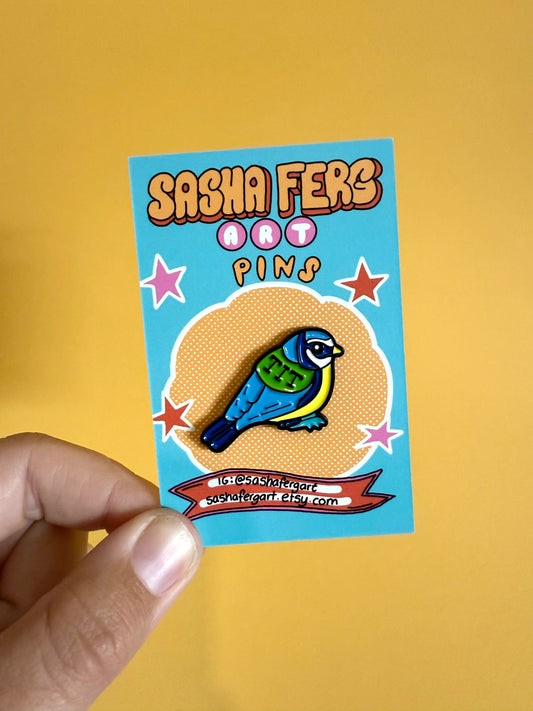 Tit Bird Pin
