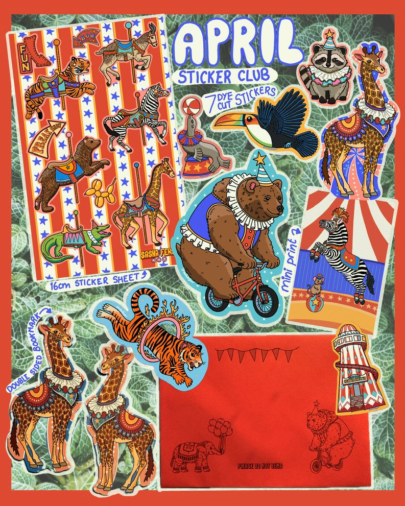 £5.00 Quarterly Sticker Club