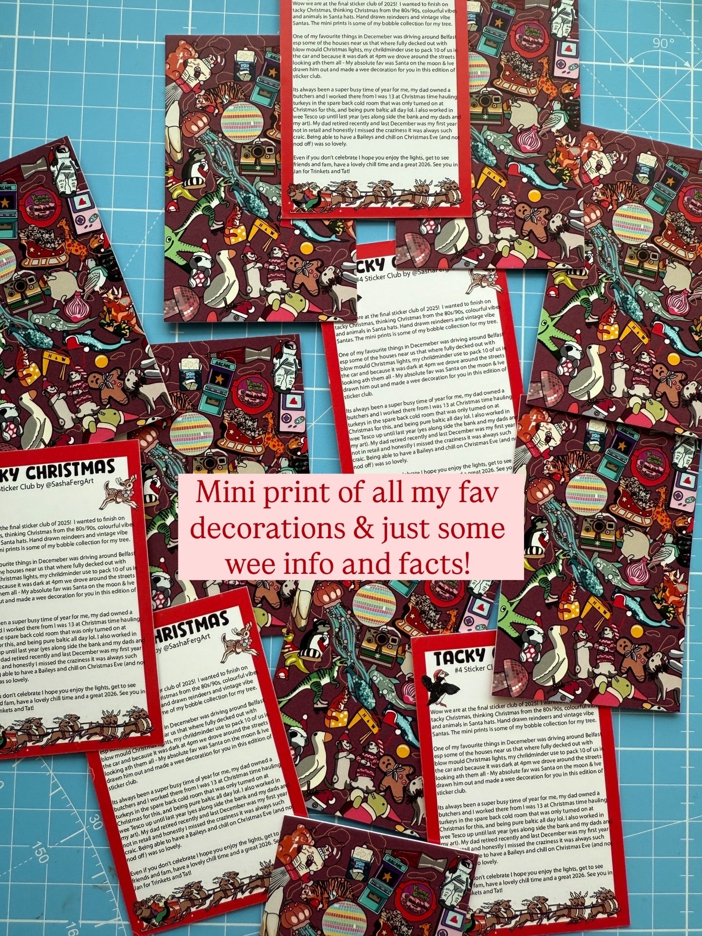 2025 Christmas Sticker Club ONLY (not subscription)