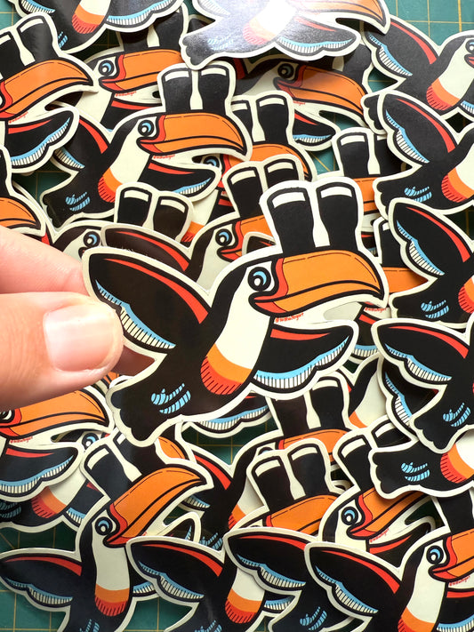 Stout Toucan Sticker