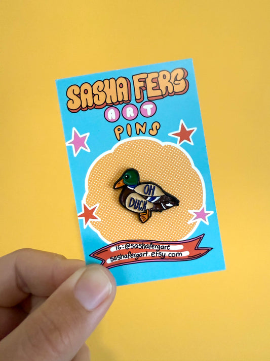 Oh Duck Mallard Pin