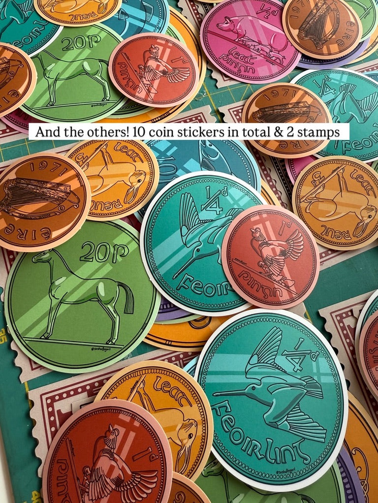 Pack of Punts | Irish Punt Sticker Pack
