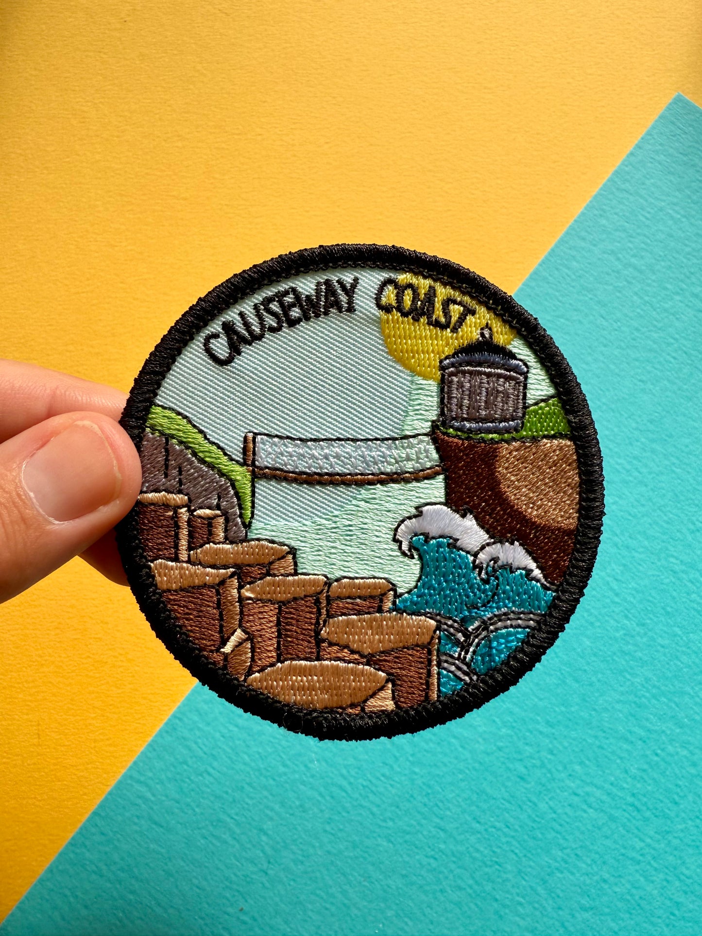 Causeway Coast Embroidery Patch