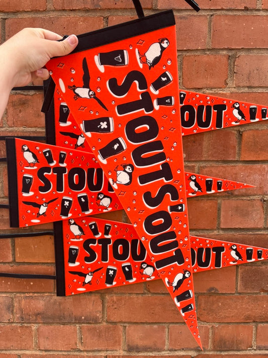 Stouts Out Pennant / Fleg