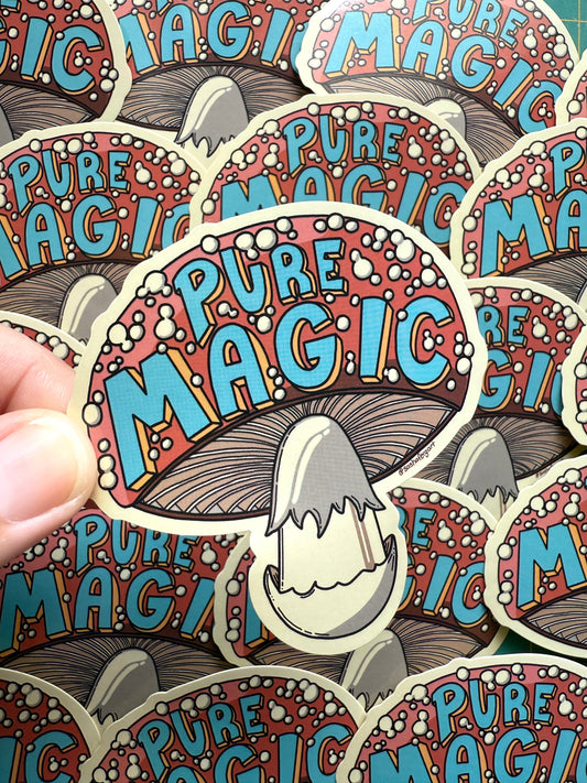 Pure Magic Mushroom Sticker