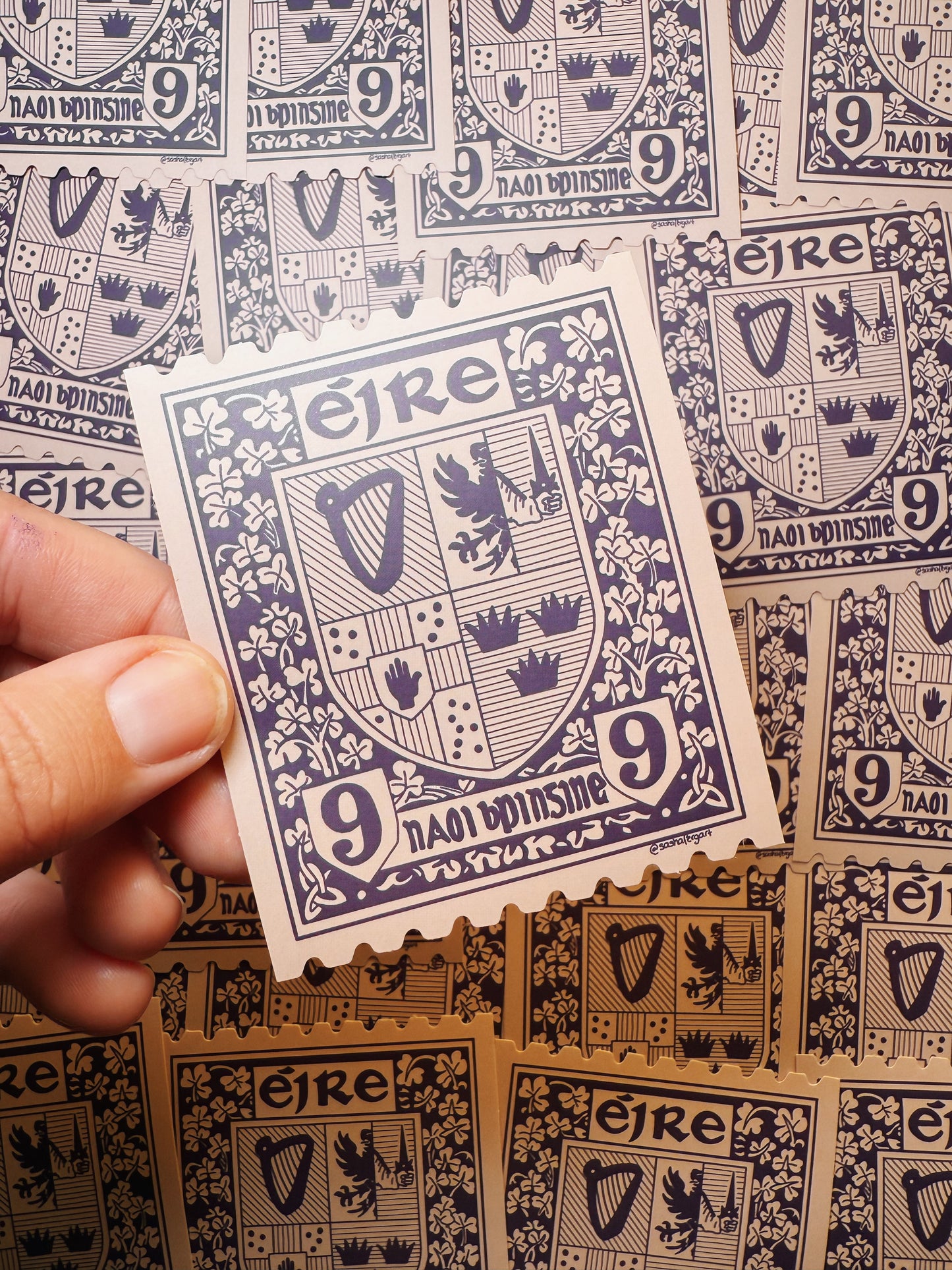 Eire Stamp Sticker