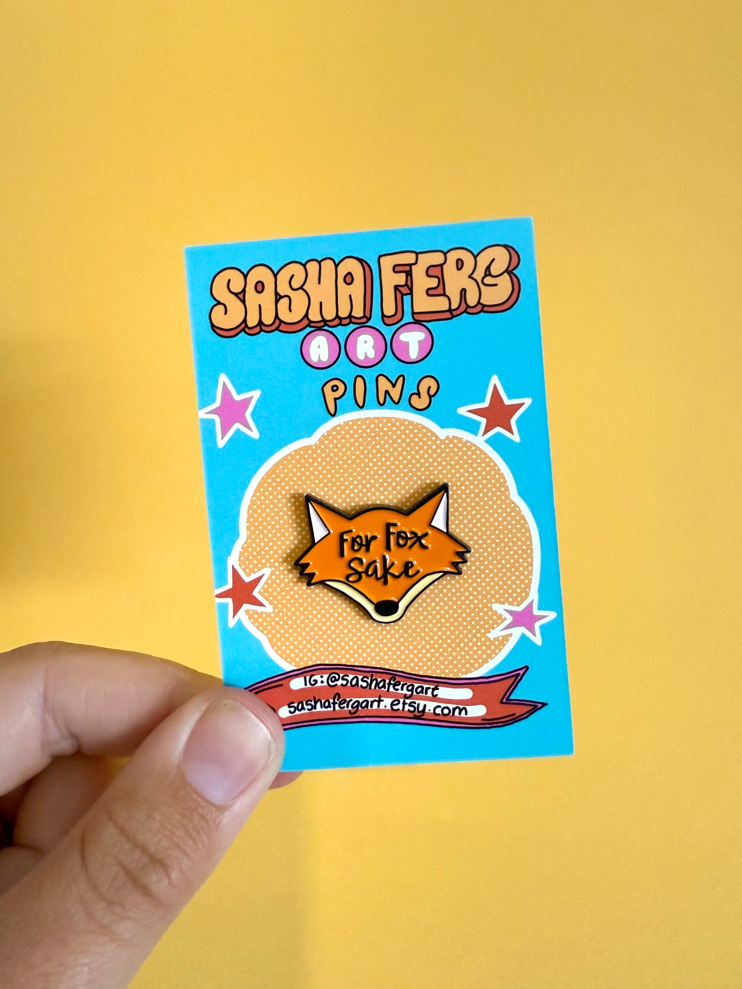 For Fox Sake Pin
