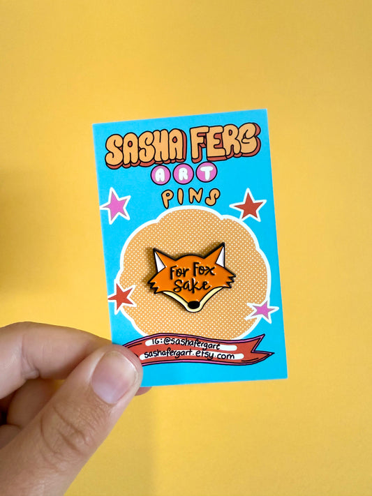 For Fox Sake Pin