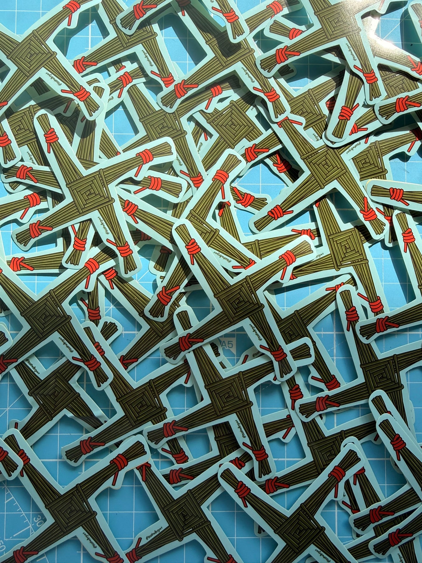 St Brigids Cross Sticker