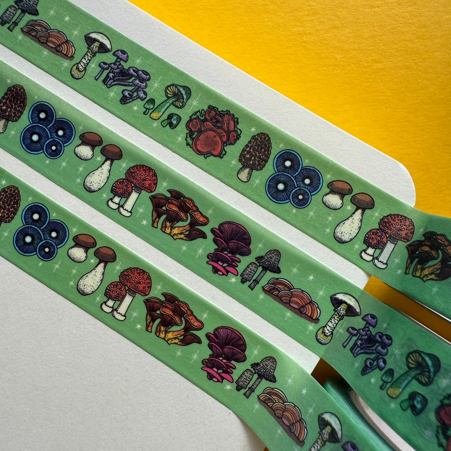 Green Mushroom / Fungi Washi Tape