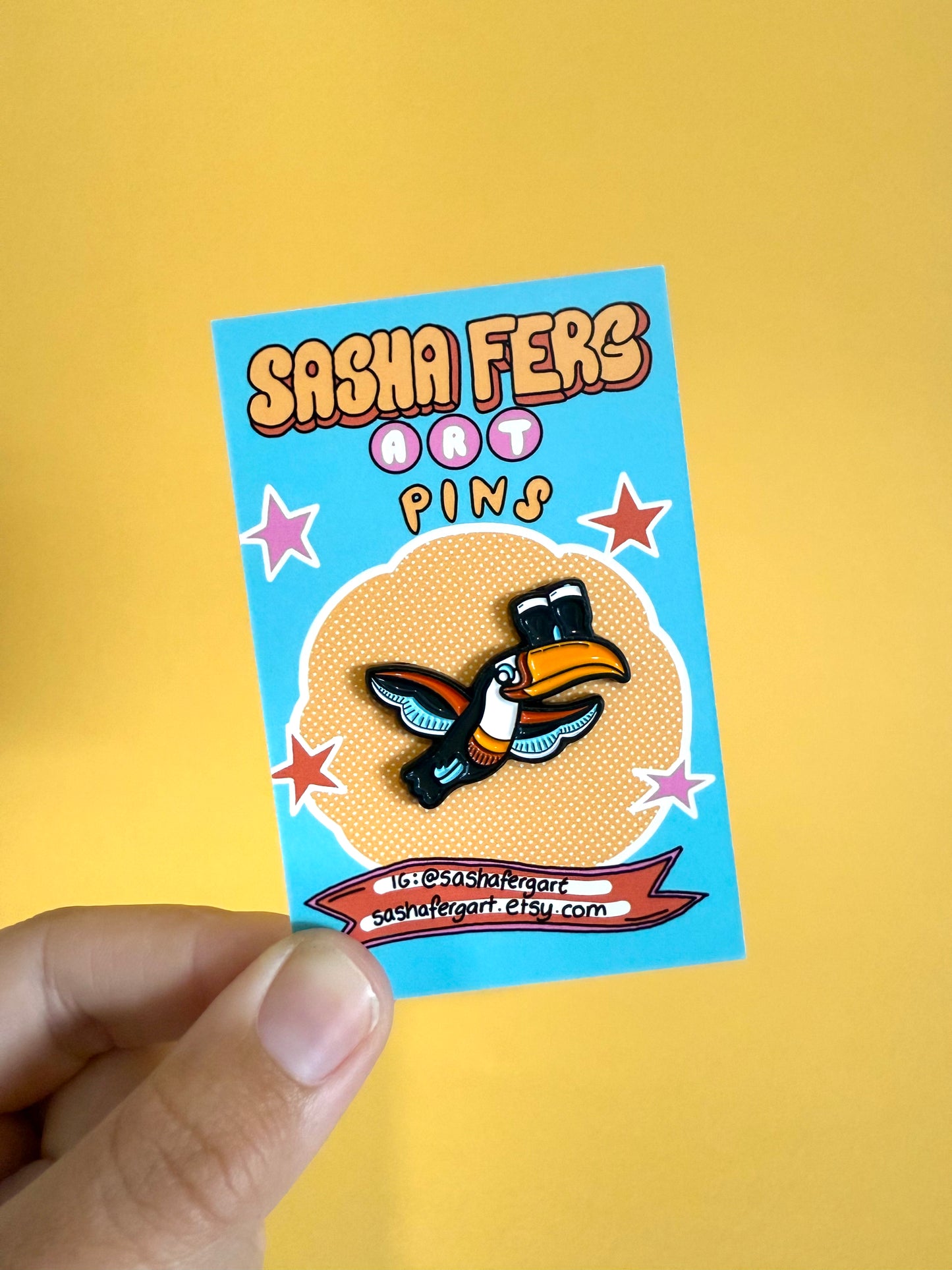 Stout Toucan Pin