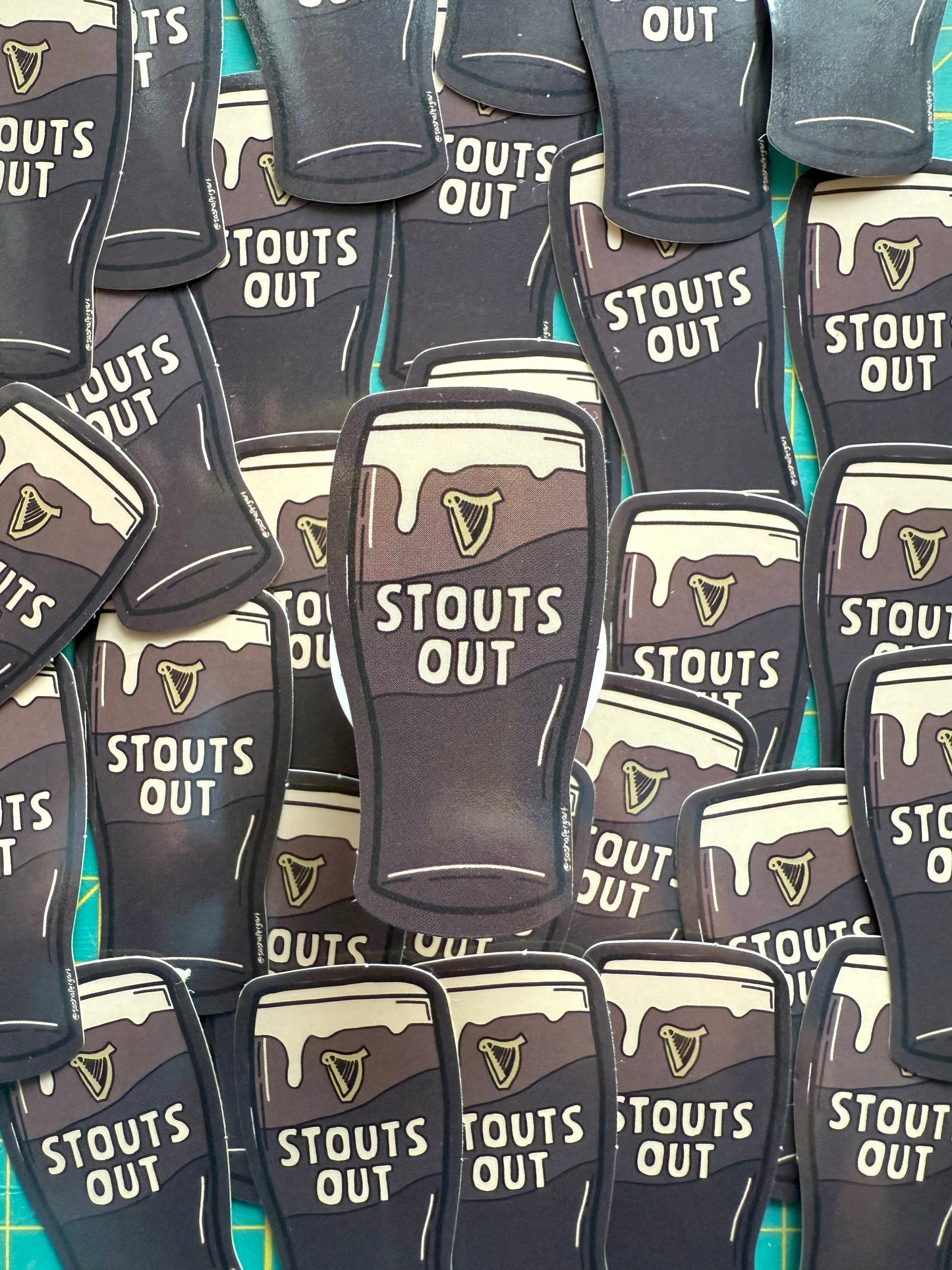 Stouts Out Sticker