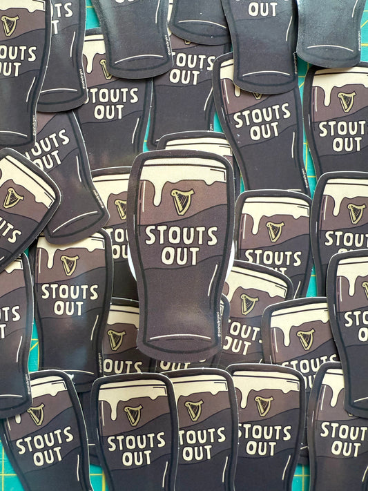 Stouts Out Sticker