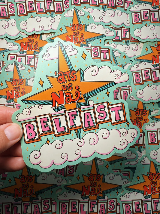 Ats Us Nai Belfast Sticker | American Sign