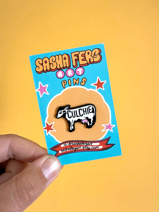 Culchie Cow Pin