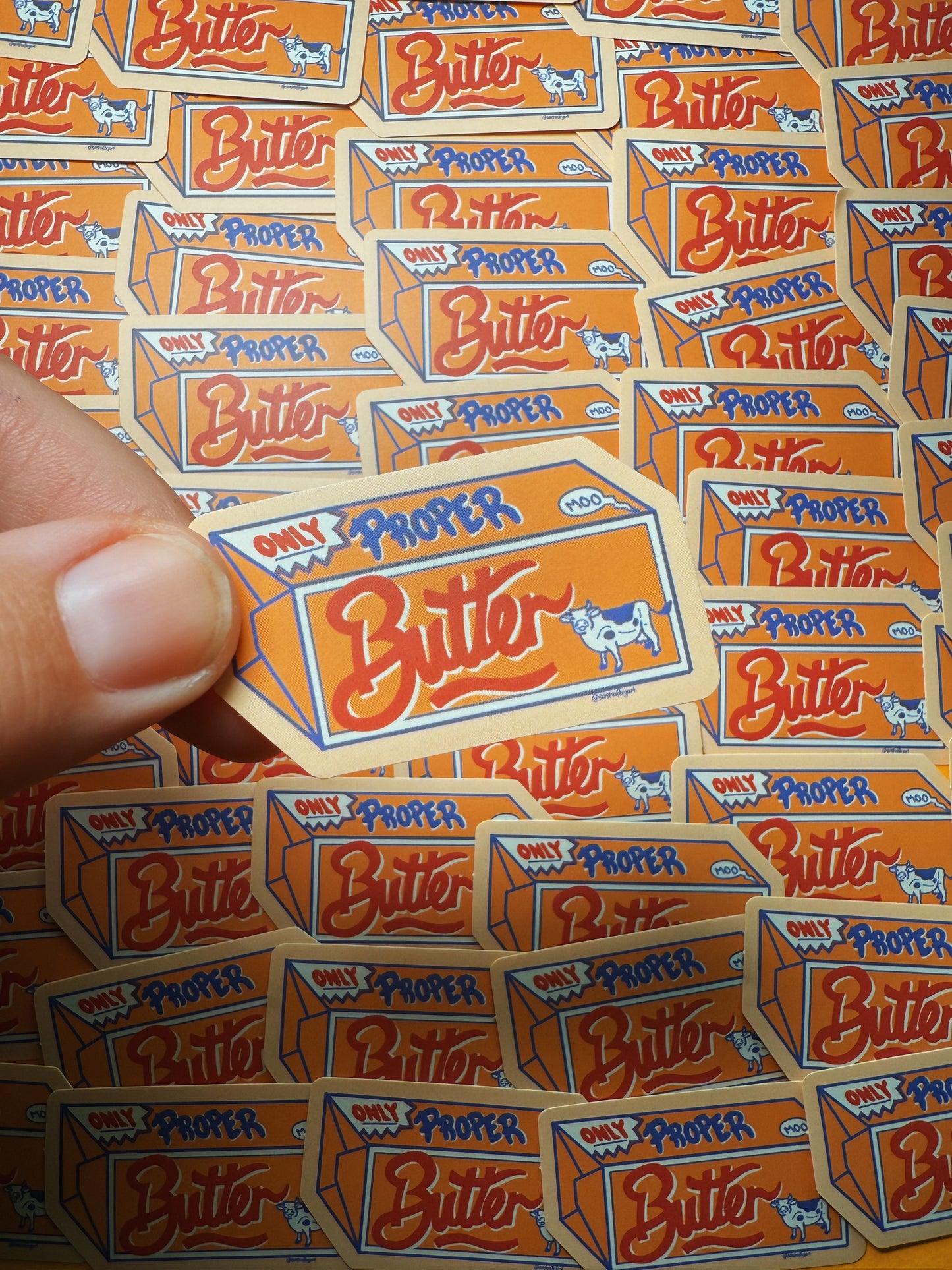 Proper Butter Sticker