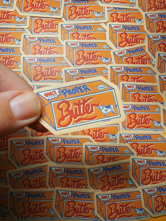 Proper Butter Sticker