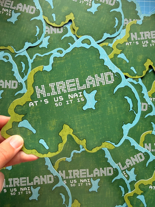Northern Ireland Dye Cut Post card