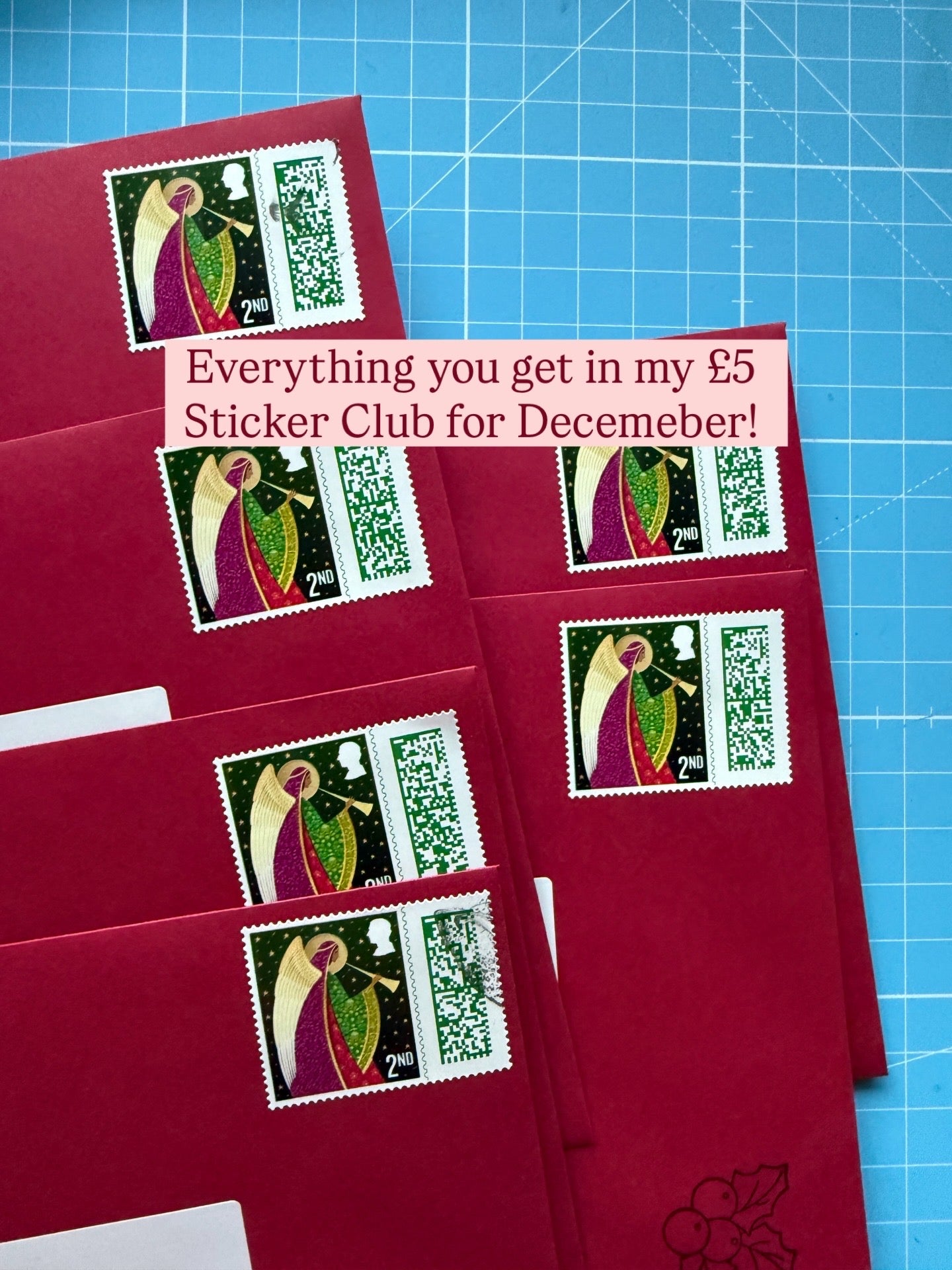 2025 Christmas Sticker Club ONLY (not subscription)