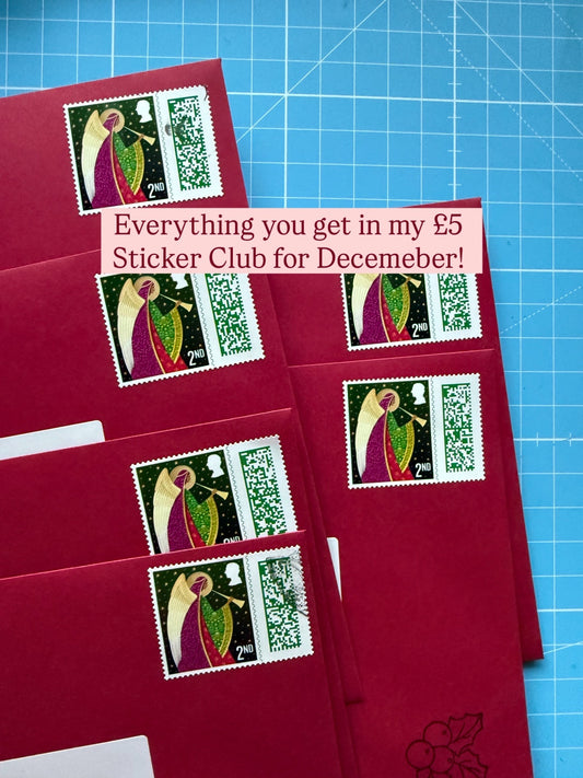 2025 Christmas Sticker Club ONLY (not subscription)
