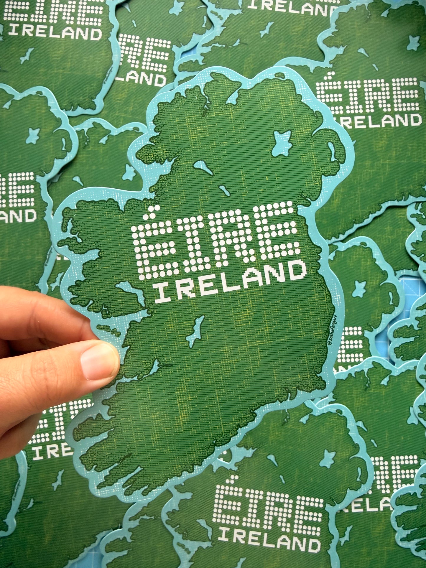 Ireland Cut Postcard