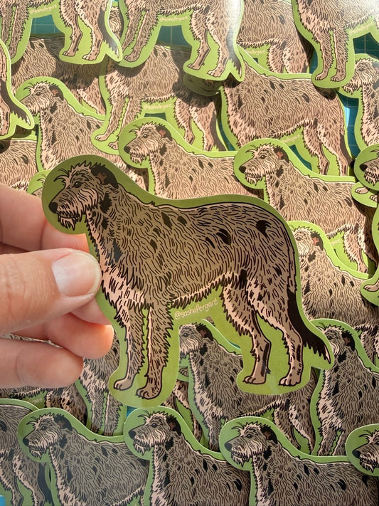 Irish Wolf Hound Sticker