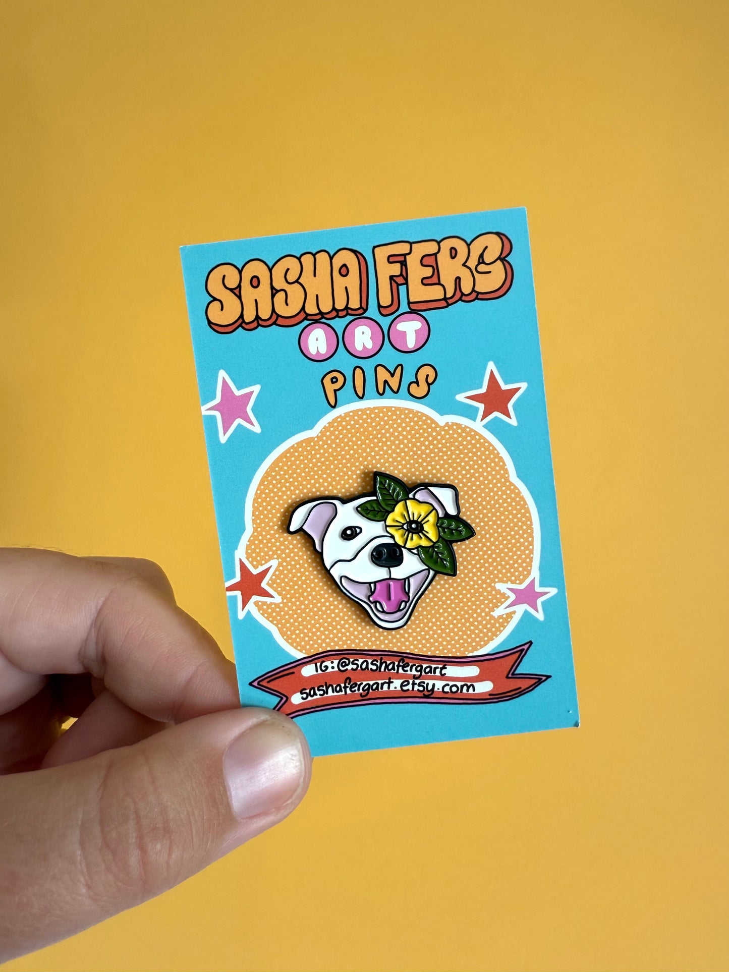 Staffordshire Bull Terrier Pin | Staffy Pin