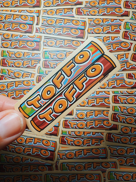 Retro Toffo Sticker