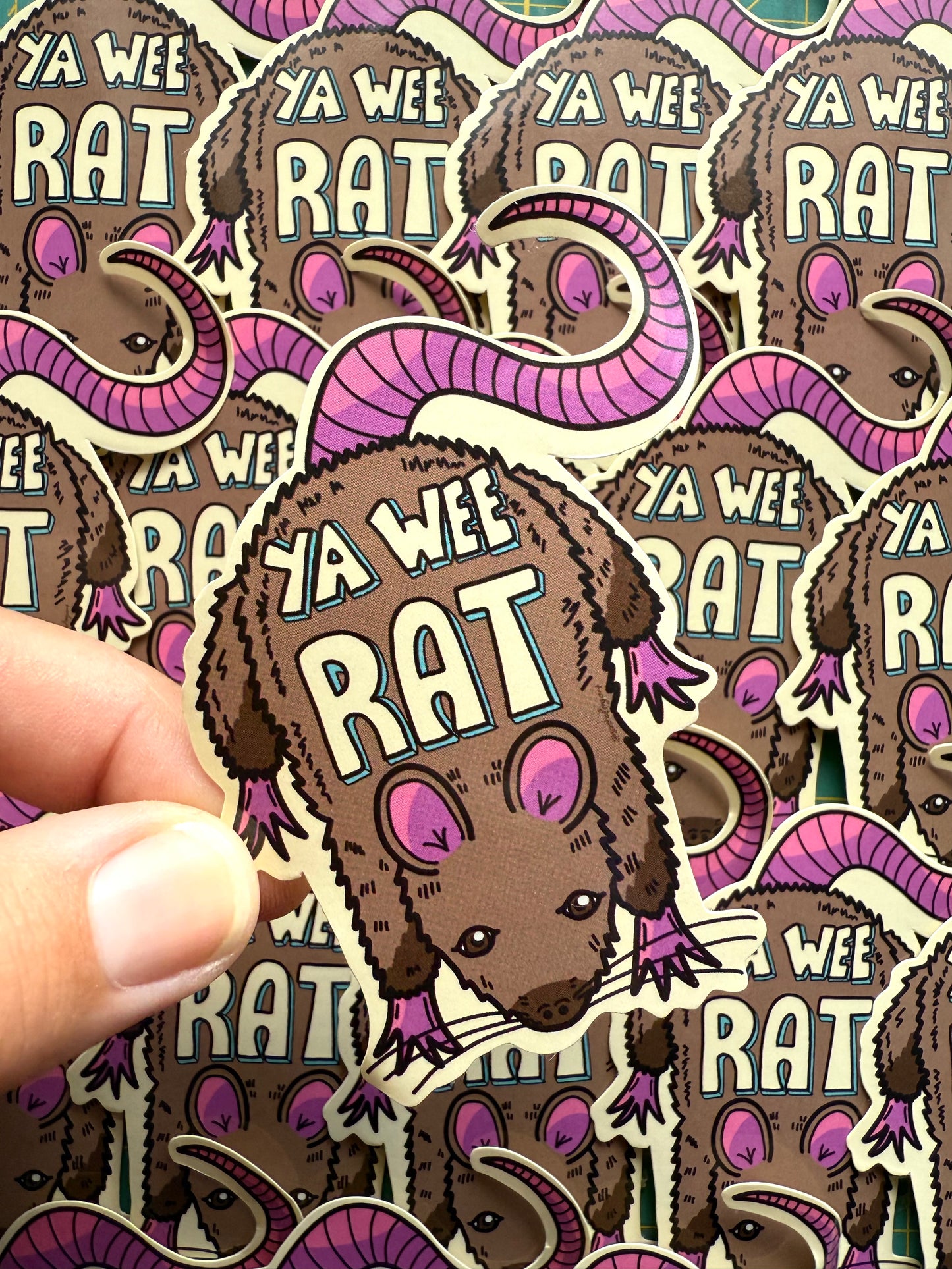 Ya wee Rat Sticker