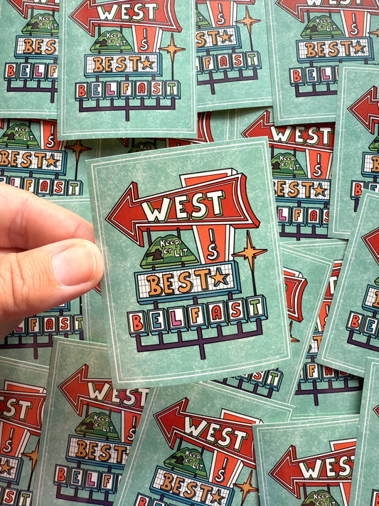 West is Best Sticker
