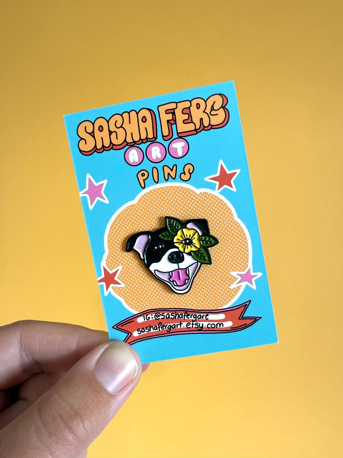 Staffordshire Bull Terrier Pin | Staffy Pin