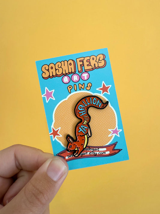 Ya Wee Hallion Red Squirrel Pin