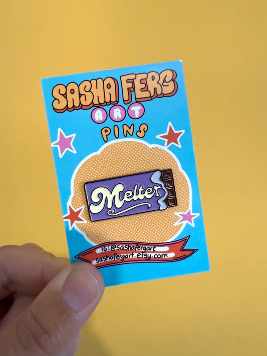 Melter Chocolate Pin