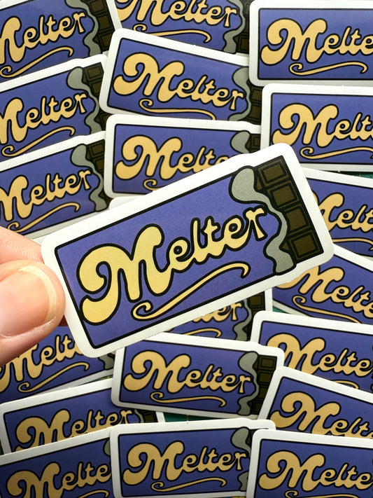 Melter Chocolate Sticker