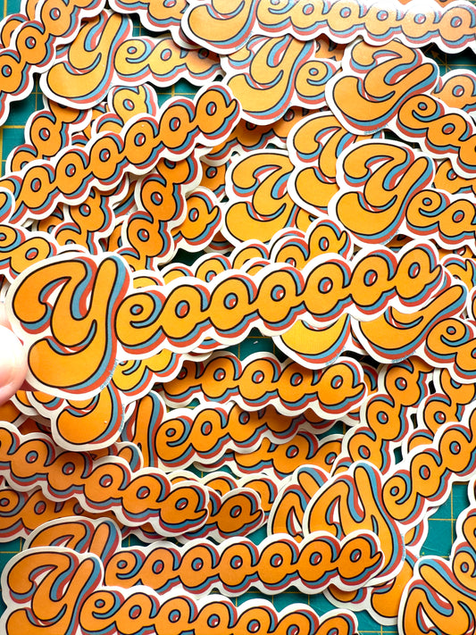 Yeooooo Sticker