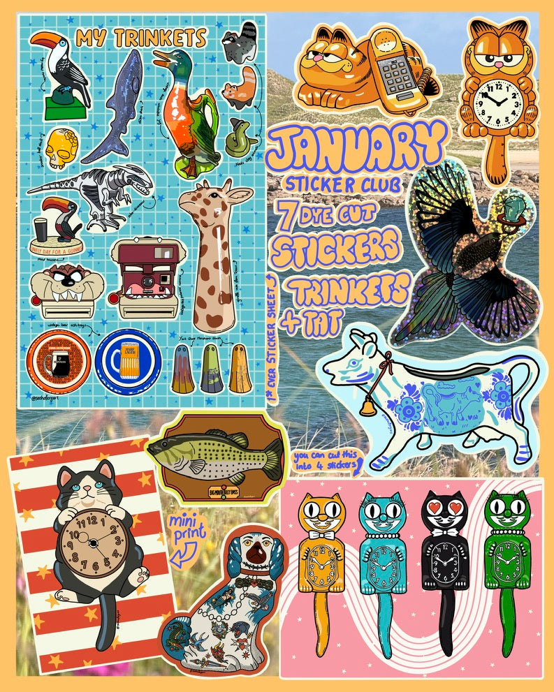 £5.00 Quarterly Sticker Club
