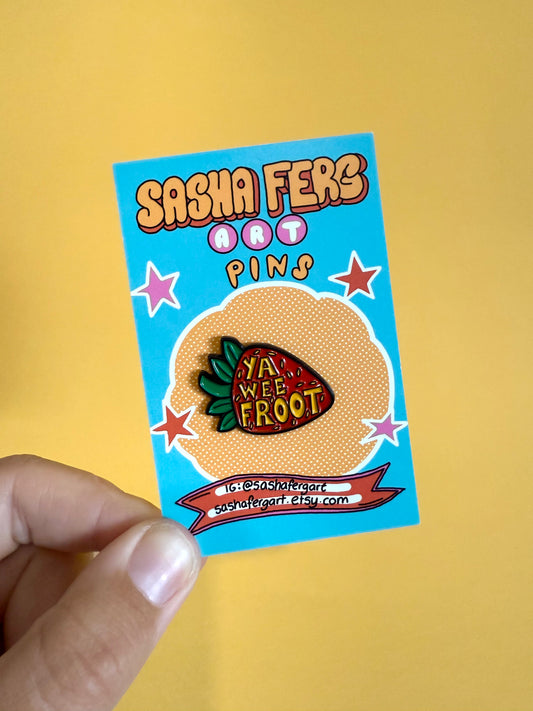 Ya Wee Froot Strawberry Pin