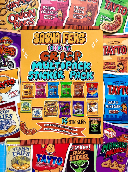 Crisp Multi Pack Sticker Pack