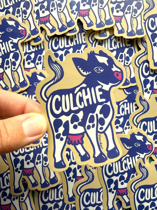 Culchie Cow Sticker