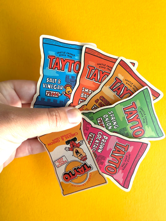Northern Ireland Crisp Stickers